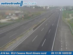 Imagen de vista previa de la cámara web Cesena - A14 - KM 95,0